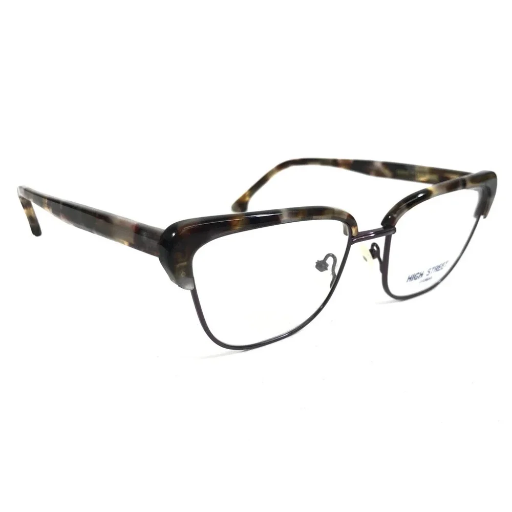 High Street Eyeglasses Frames MILAN PLUM TORTOISE Cat Eye Full Rim 53-18-145